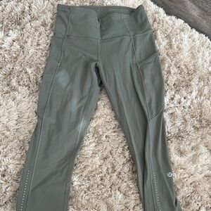 lululemon athletica Olive Green Leggings